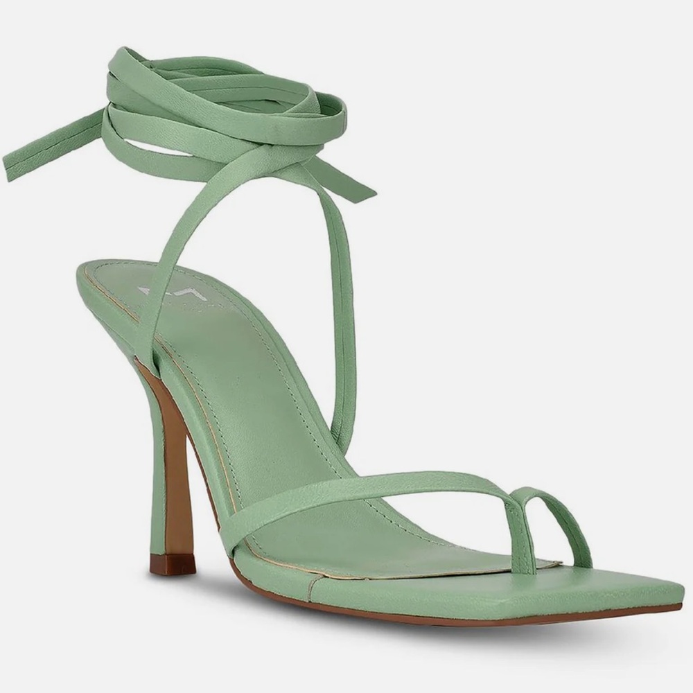 Marc Fisher LTD Dominic Women’s Gladiator Green Heeled Sandals Size 7.5